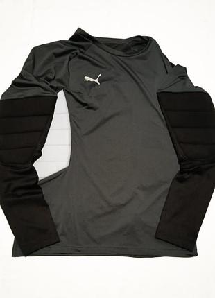 Воротарська футбольна форма кофта светр puma із додатковим захистом xl розмір. adidas nike pro real madrid barselona messi ronaldo