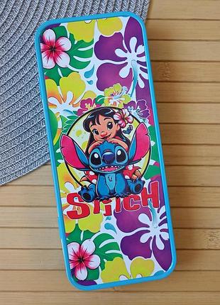 Школьный пенал металический стич stitch (31479)