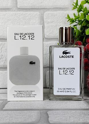 Мужской свежий аромат eau de l.12.12 blanc лакост пурпур эль бланк белый
