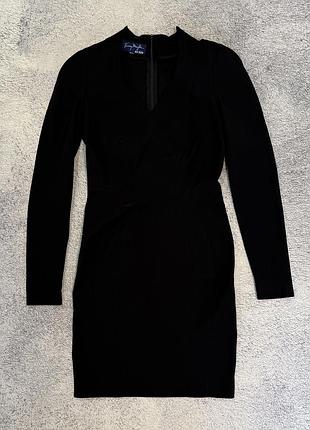 Thierry mugler activ вінтажна чорна сукня плаття  made in italy 90s оригінал авангард