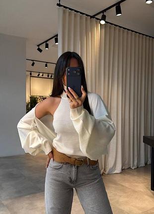 Женский топ и накидка