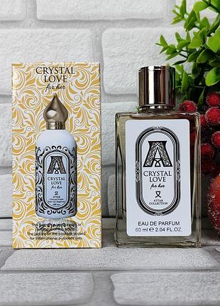 Женские духи crystal love аттар коллекшн крестал лав восточный сладкий аромат
