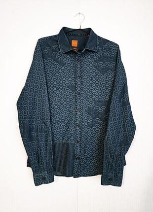 Стильна сорочка рубашка hugo boss orange.
