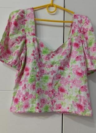Лляна блуза, топ primark .