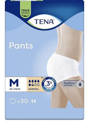 Підгузки-трусики для дорослих tena pants normal, розмір m l  30 штук