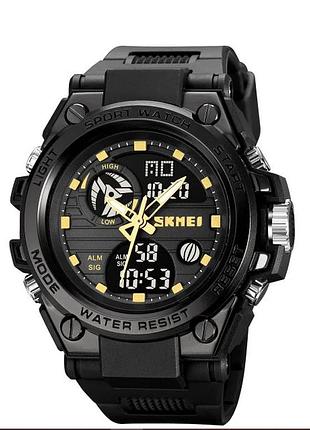 Чоловічий годинник skmei 2031bkgd black-gold, часы
