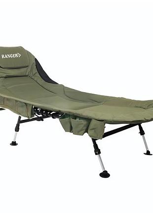 Раскладушка ranger campfeuer ra5507 для кемпинга, зеленая