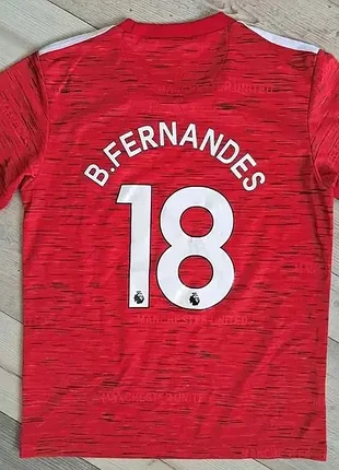 Футбольная футболка adidas b.fernandes 18 (рост 140-152 возраст 9-12роков)