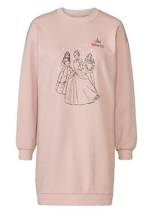 Платье с начесом для женщины disney princess 426435 m розовый