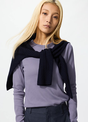 Лонгслів ребристий uniqlo (483468)