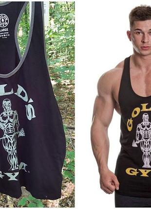 Спортивна чоловіча майка golds gym