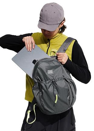 Компактный складной рюкзак naturehike cnk2450xb026 (20 л) серый