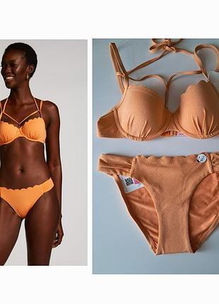 Купальник женский hunkemoller оранжевый размер 75 b,xs