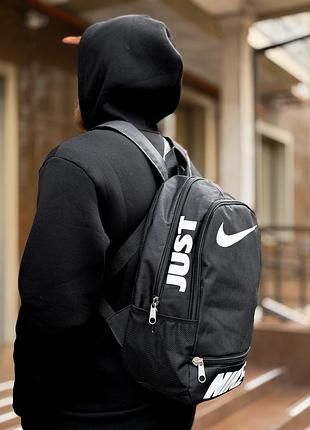 Рюкзак loft чорний (велике лого біле) nike
