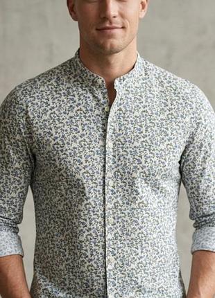 Рубашка warren webber с воротником-стойкой (slim fit) /5