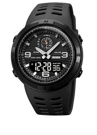 Чоловічий годинник skmei 1655bkbk black, часы