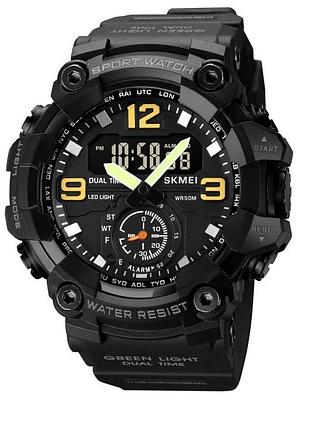 Чоловічий годинник skmei 1965bk black. часы
