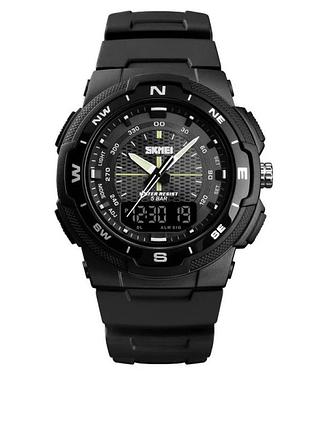 Чоловічий годинник skmei 1454bkbk black-black, часы