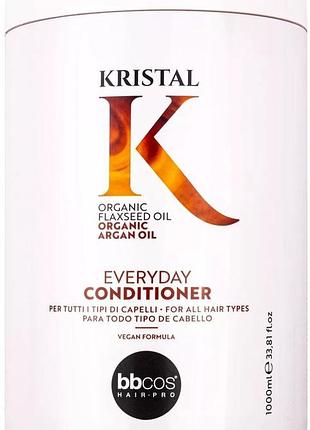 Кондиционер bbcos для всех типов волос kristal everyday conditioner 1000 мл