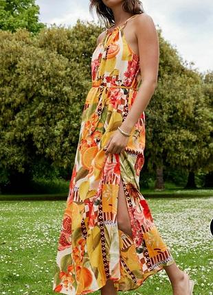 Красива сукня-максі з колекції kew collection від  бренду next💚🧡