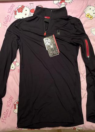 Реглан / лонгслів y2k spyder men's active quarter zip performance pullover (серія proweb із вологовідвідної еластичної тканини).