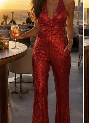 Asos shein люксовий костюм брючний комбінезон вечірній наряд коктейльна сукня