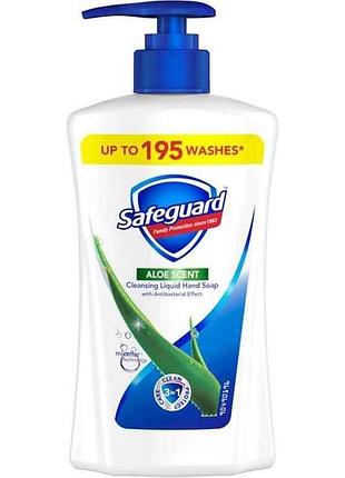 Мыло 390мл жидкое с алоэ тм safeguard