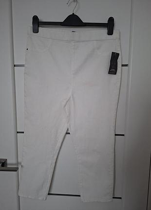 Джегінси капрі denim, нові з бірками, чудова якість, eфектні та стильні, білого кольору.