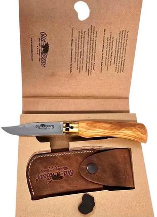 Ніж подарунковий old bear gift box classic m olive 10