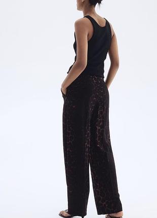 Леопардові брюки h&m 3