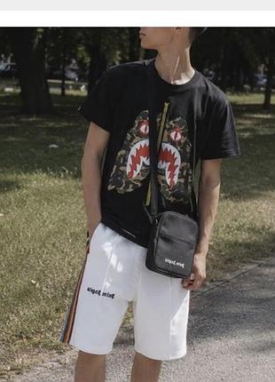 Футболка мужская camo shark черная xl