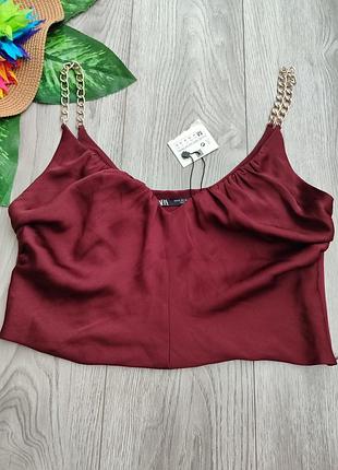 Топ zara з ланцюжком  новий розмір м