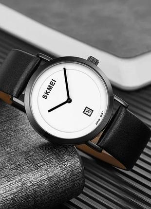Жіночий годинник skmei 1907bkwt black-white. часы