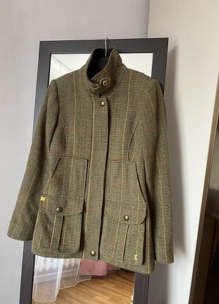 Класичне польове пальто joules fieldcoat “mr toad” • вовняна суміш • ідеальний стан