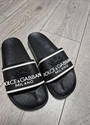 Капці шльопанці dolce&gabbana,41 розмір
