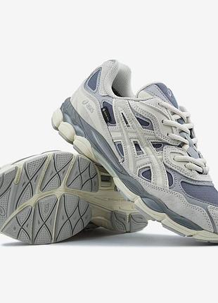 Asics gel-nyc cream oyster grey gore-tex  💧 влагозащита/термо ❄️