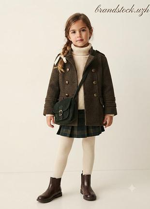 Шерстяне пальто zara kids на 3-4 роки 104 см