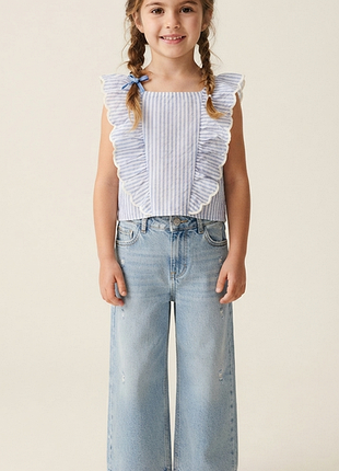 Новая блузка zara на 4-5 лет 110 см