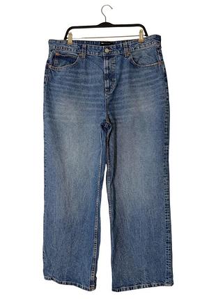 Синие широкие джинсы asos design