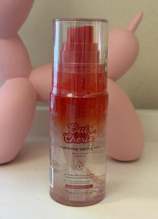 Двофазний спрей для фіксації макіяжу the beauty crop oui cherie hydrating  setting mist