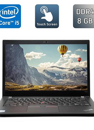 Ультрабук lenovo thinkpad t480s / 14" (1920x1080) ips touch / intel core i5-8350u (4 (8) ядра по 1.7 - 3.6 ghz) / 8 gb ddr4 / 256