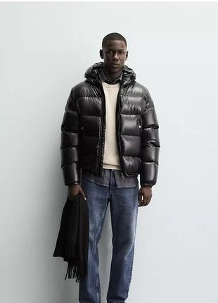 Пуховик zara чоловічий розмір xc