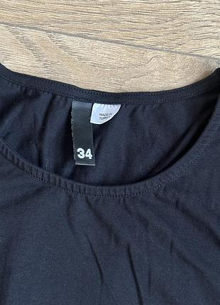 Міні чорне плаття від h&m 7