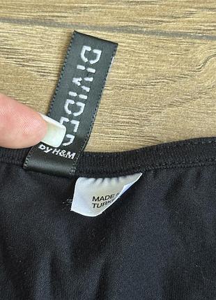 Міні чорне плаття від h&m 8