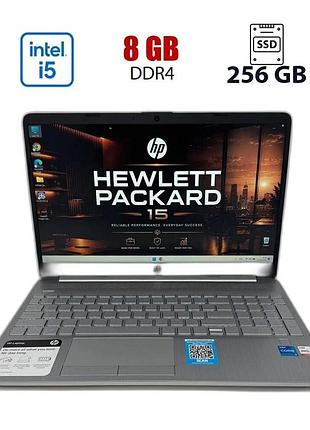 Ноутбук б-класс hp 15-dw3058cl / 15.6" (1920x1080) ips / intel core i5-1135g7 (4 (8) ядер по 1.5 - 4.2 ghz) / 8 gb ddr4 / 256 gb
