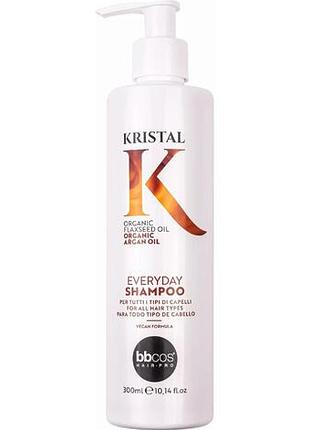 Шампунь bbcos для всіх типів волосся kristal everyday shampoo 300 мл