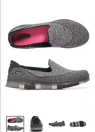Нові мʼякі комфортні мокасини skechers - go flex walk