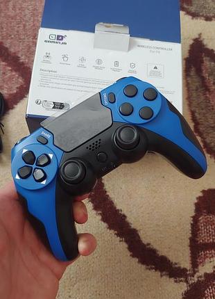 Джойстик gamepad gaminja p48 dualshock 4 ps4 ps3 pc bluetooth новый