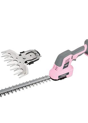 Аккумуляторные ножницы-кусторез grosser phs 311 20 в, 305 мм, акб 2 а·ч, pink edition