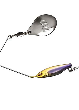 Блешня спінербейт daiwa prorex micro spinner fish tg 5.3g #black gold (a0020130200) — мікроспінер із вольфрамовим осердям